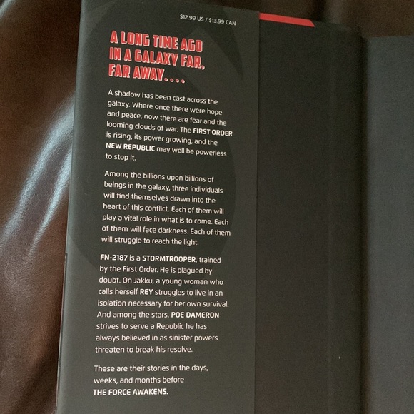 🌞3/$20 Star Wars Before The Awakening Hardcover Book - Picture 3 of 5